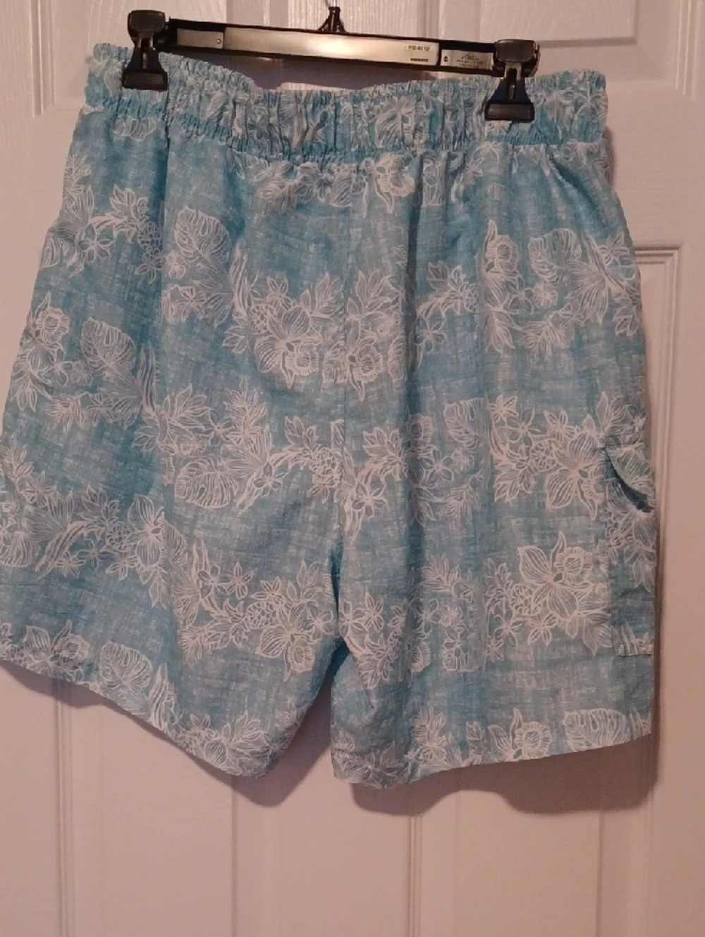 -- Havana Jim Blue Tropical Swim Trunks Men's Size XXLarge Casual